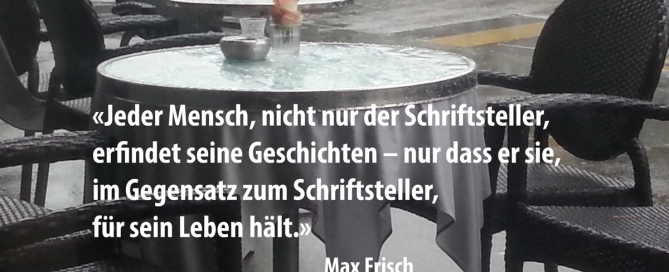 Geschichten erfinden - Max Frisch